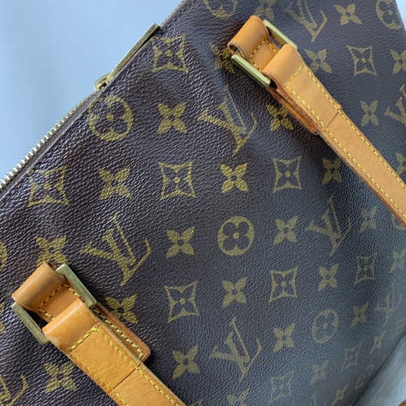 047 Authentic Louis Vuitton Brown Cabaz Mezzo Mono Datecode: TH0013 - Picture 8 of 16